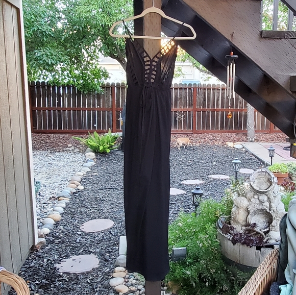 EUC - Windsor | Black Maxi Dress Size S - Picture 6 of 11